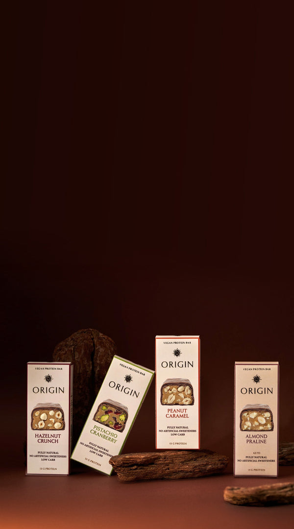 Naturally Delicious Plant Protein Bars – Origin