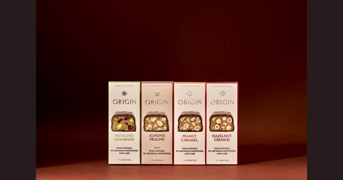 Naturally Delicious Plant Protein Bars – Origin